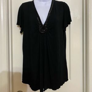 Metro 7 black with swirl bead design like new 16w